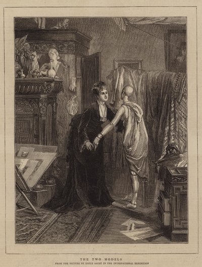 A két modell alkotó: Emile Renard